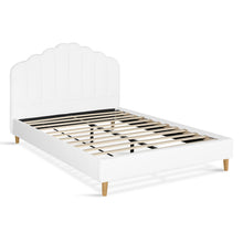 Load image into Gallery viewer, Gairich Boucle Double Bed Frame - White