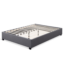 Load image into Gallery viewer, Bromo Fabric Slat Bed Frame - Queen