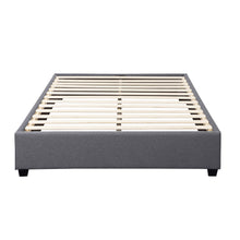 Load image into Gallery viewer, Bromo Fabric Slat Bed Frame - Queen