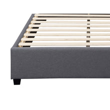 Load image into Gallery viewer, Bromo Fabric Slat Bed Frame - Double