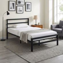 Load image into Gallery viewer, 23651-dowe-king-single-metal-bed-frame-black-2602034