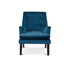 Load image into Gallery viewer, Mila Velvet Armchair - Blue