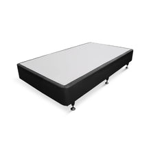 Load image into Gallery viewer, VINSON Fabric Single Bed Base - BLACK
