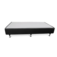Load image into Gallery viewer, VINSON Fabric Single Bed Base - BLACK