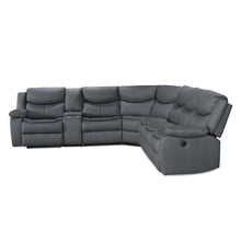 Load image into Gallery viewer, Mandan Electric Recliner Corner Sofa - Grey