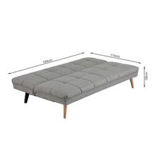 Load image into Gallery viewer, Chile 3 Seater Sofa Bed - Light Grey