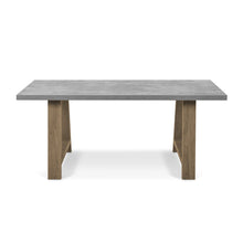 Load image into Gallery viewer, Tommie 1.8M Rectangular Dining Table - Cement + Oak