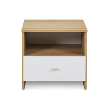 Load image into Gallery viewer, Makalu Wooden Bedside Table Nightstand - Oak