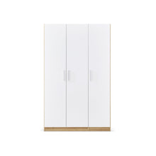 Load image into Gallery viewer, Makalu Wardrobe 3 Door Storage Shelves - Oak
