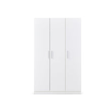 Load image into Gallery viewer, Makalu Wardrobe 3 Door Storage Shelves - White
