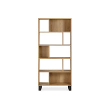 Load image into Gallery viewer, r_22106_frohna_bookshelf_display_shelf_bookcase_stand_rack_-_oak_2_cddeaaed-8dc9-41c3-a140-85c1281d99a1