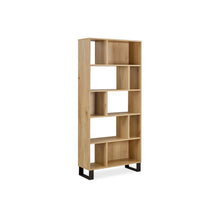 Load image into Gallery viewer, r_22106_frohna_bookshelf_display_shelf_bookcase_stand_rack_-_oak_1_f1e23867-4b60-4fa8-a631-34e1d058b5d7