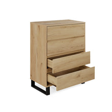Load image into Gallery viewer, r_22109_frohna_tallboy_4_drawer_chest_dresser_-_oak_5_1_3608a33d-ba73-4383-a508-8d84e37f5c27