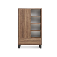 Load image into Gallery viewer, r_22117_frohna_bookshelf_cabinet_with_drawer_-_walnut_4_2ffb3cd7-ff49-4e17-be75-b819eb9d508b