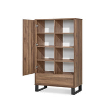 Load image into Gallery viewer, r_22117_frohna_bookshelf_cabinet_with_drawer_-_walnut_3_42289780-413d-46bd-8538-3ce6c3a695fa