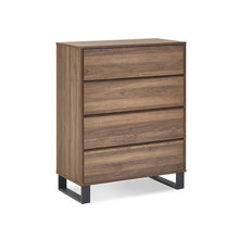 Load image into Gallery viewer, r_22118_frohna_tallboy_4_drawer_chest_dresser_-_walnut__2_26c538c1-6c8a-4225-b787-ed0281885bca