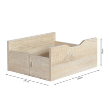 Load image into Gallery viewer, Finn Bedside Table with Shelves - Oak