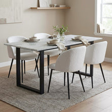 Load image into Gallery viewer, Merryn Boucle Dining Chairs - Set of 2 - White