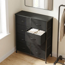 Load image into Gallery viewer, Natalia 10 Drawers Tallboy - Dark Grey
