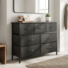 Load image into Gallery viewer, Madilyn 7 Drawers Lowboy - Black