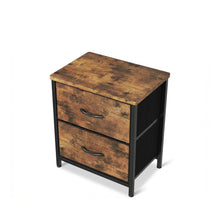 Load image into Gallery viewer, Hailey Bedside Table - Rustic Brown