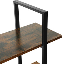 Load image into Gallery viewer, Forge 3 Tier Bookshelf - Rustic Brown