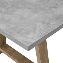 Load image into Gallery viewer, Tommie 1.8M Rectangular Dining Table - Cement + Oak