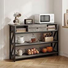 Load image into Gallery viewer, Atlas 1.2m Console Table with Drawer - Gray Oak