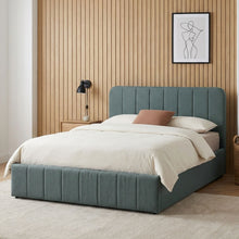 Load image into Gallery viewer, Veloria Queen Gas Lift Bed Frame - Green
