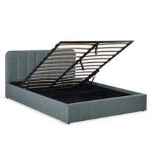 Load image into Gallery viewer, Veloria Queen Gas Lift Bed Frame - Green
