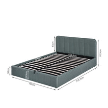Load image into Gallery viewer, Veloria Queen Gas Lift Bed Frame - Green