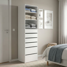 Load image into Gallery viewer, Payette 6 Drawer & 3 Shelf Wardrobe - White