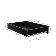 Load image into Gallery viewer, Lisianthus 2 Piece Dressing Table with Mirror & Stool Set - Black