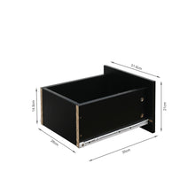 Load image into Gallery viewer, Lisianthus 2 Piece Dressing Table with Mirror & Stool Set - Black
