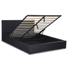 Load image into Gallery viewer, Panelux Queen Gas Lift Bed Frame - Black