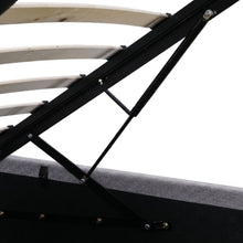 Load image into Gallery viewer, Violet Queen Gas Lift Bed Frame - Light Grey