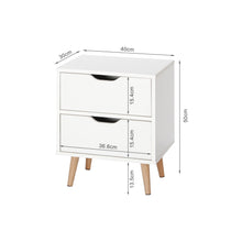 Load image into Gallery viewer, LOY Bedside Table - White (0.036m³ - 11.5kg)
