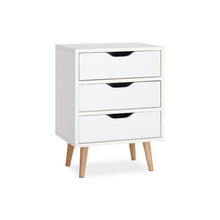 Load image into Gallery viewer, Drew Bedside Table - Maple & White