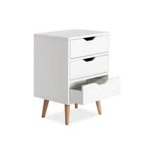 Load image into Gallery viewer, Drew Bedside Table - Maple & White
