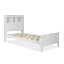 Load image into Gallery viewer, Jamie Single Wooden Bed Frame - White