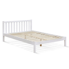Load image into Gallery viewer, Baker Double Wooden Bed Frame - White