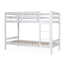 Load image into Gallery viewer, Maroon Single Wooden Bunk Bed Frame - White