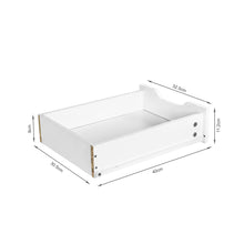 Load image into Gallery viewer, Ennova Rolling Computer Desk with Drawers - White