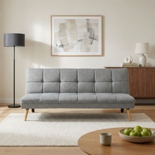 Load image into Gallery viewer, Chile 3 Seater Sofa Bed - Light Grey