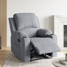 Load image into Gallery viewer, Henley Fabric Manual 1 Seater Recliner Sofa - Grey