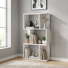 Load image into Gallery viewer, 22024-namak-3-tier-bookshelf-display-shelf-white-2602253