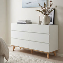 Load image into Gallery viewer, Hudson 6 Drawers Lowboy - White