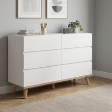 Load image into Gallery viewer, Hudson 6 Drawers Lowboy - White