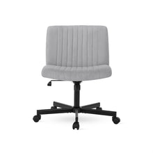 Load image into Gallery viewer, Lukas Cross Legged Office Chair - Light Grey