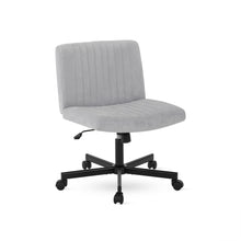 Load image into Gallery viewer, Lukas Cross Legged Office Chair - Light Grey